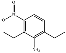 2,6-Diethyl-3-nitroaniline Struktur