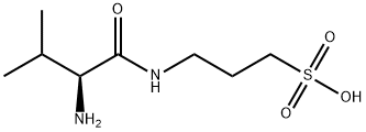 (S)-3-(2-aMino-3-MethylbutanaMido)propane-1-sulfonic acid Structure