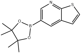 5-(4,4,5,5-tetraMethyl-1,3,2-dioxaborolan-2-yl)thieno[2,3-b]pyridine|5-(4,4,5,5-四甲基-1,3,2-二氧杂环戊硼烷-2-基)噻吩并[2,3-B]吡啶