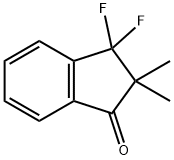 2,2-二甲基-3,3-二氟-1-茚满酮, 1034921-55-5, 结构式