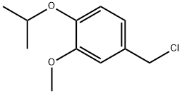 4-异丙氧基-3-甲氧基氯苄 结构式