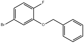 4-BROMO-1-FLUORO-2-(PHENYLMETHOXY)BENZENE Struktur