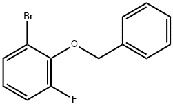 2-苄氧基-1-溴-3-氟苯, 1036724-55-6, 结构式