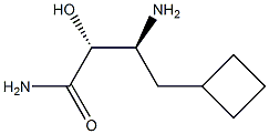 (2R,3S)-3-aMino-4-cyclobutyl-2-hydroxybutanaMide Struktur