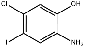 2-aMino-5-chloro-4-iodophenol Struktur