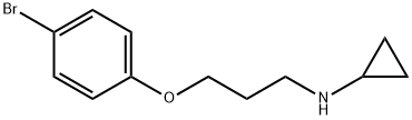 N-(3-(4-溴苯氧基)丙基)环丙胺,1038374-88-7,结构式