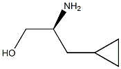 (2S)-2-AMino-3-cyclopropylpropan-1-ol 结构式
