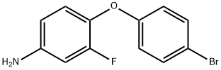 4-(4-溴苯氧基)-3-氟苯胺,1038720-42-1,结构式