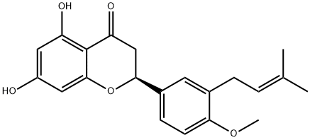 4-O-メチルリコフラバノン 化学構造式