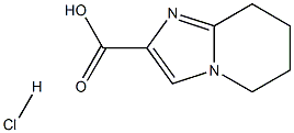 5H,6H,7H,8H-咪唑并[1,2-A]吡啶-2-羧酸盐酸盐,1038828-34-0,结构式