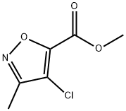 4-氯-3-甲基异噁唑-5-羧酸甲酯, 103912-55-6, 结构式