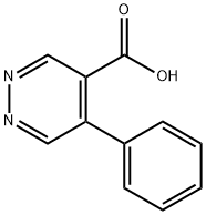 5-Phenylpyridazine-4-carboxylic acid 结构式