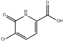5-Chloro-6-oxo-1,6-dihydropyridine-2-carboxylic acid Struktur