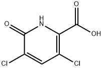 3,5-Dichloro-6-hydroxypicolinic acid Struktur