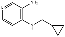 N4-(cyclopropylMethyl)pyridine-3,4-diaMine, 1040043-50-2, 结构式