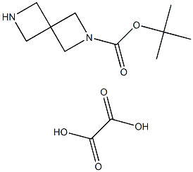 tert-butyl 2,6-diazaspiro[3.3]heptane-2-carboxylate,oxalate salt 化学構造式