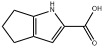 1,4,5,6-tetrahydrocyclopenta[b]pyrrole-2-carboxylic acid Struktur