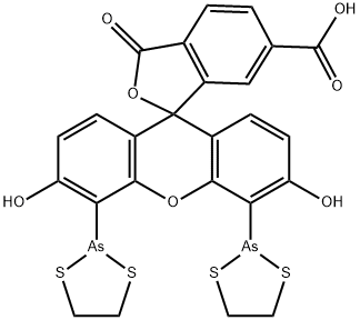 1042084-20-7 4',5'-二-1,3,2-二硫杂砷戊环-2-基-3',6'-二羟基-3-氧代-螺[异苯并呋喃-1(3H),9'-[9H]氧杂蒽]-6-羧酸