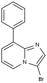 3-bromo-8-phenylimidazo[1,2-a]pyridine Struktur
