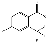 4-Bromo-2-(trifluoromethyl)benzoyl chloride Structure
