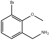 (3-broMo-2-Methoxyphenyl)MethanaMine Struktur