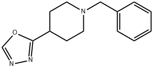 2-(1-benzylpiperidin-4-yl)-1,3,4-oxadiazole Struktur