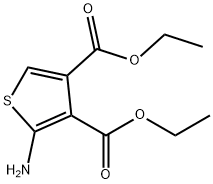 3,4-DIETHYL 2-AMINOTHIOPHENE-3,4-DICARBOXYLATE, 104680-25-3, 结构式