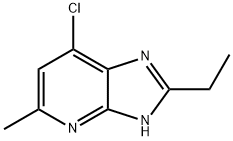3H-IMidazo[4,5-b]pyridine, 7-chloro-2-ethyl-5-Methyl,1046824-70-7,结构式