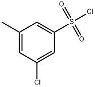 3-chloro-5-Methylbenzene-1-sulfonyl chloride 化学構造式