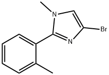 4-溴-1-甲基-2-(邻甲苯基)-1H-咪唑, 1049126-60-4, 结构式