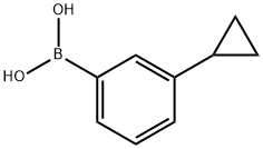 3-环丙基苯硼酸, 1049730-10-0, 结构式
