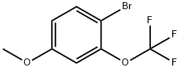 4-methoxy-2-trifluoromethoxybromobenzene Structure