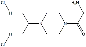 2-氨基-1-(4-异丙基-哌嗪-1-基)-乙酮二盐酸盐,1049731-73-8,结构式