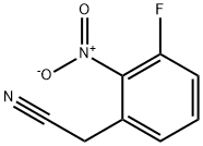 2-(3-氟-2-硝基苯基)乙腈 结构式