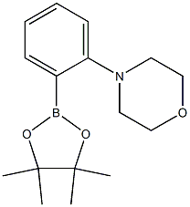 4-(2-(4,4,5,5-tetraMethyl-1,3,2-dioxaborolan-2-yl)phenyl)Morpholine Structure