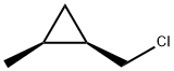 (1R,2R)-cis-1-(ChloroMethyl)-2-Methylcyclopropane Structure