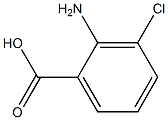 2-aMino-3-chlorobenzoic acid Struktur