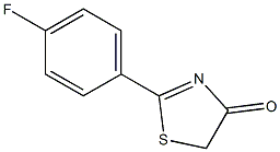 2-(4-fluorophenyl)-4(5H)-thiazolone Structure