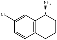 (1R)-7-CHLORO-1,2,3,4-TETRAHYDRONAPHTHYLAMINE Struktur