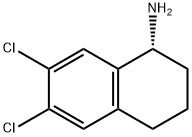 (R)-6,7-二氯-四氢-1-萘胺, 1055949-65-9, 结构式