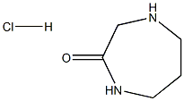 1,4-二氮杂环庚烷-2-酮盐酸盐 结构式