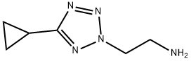2-(5-Cyclopropyl-tetrazol-2-yl)-ethylaMine Structure