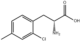 (2R)-2-AMINO-3-(2-CHLORO-4-METHYLPHENYL)PROPANOIC ACID Struktur
