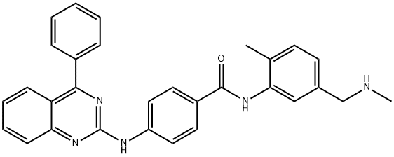 N-(2-メチル-5-(メチルアミノメチル)フェニル)-4-(4-フェニルキナゾリン-2-イル)ベンズアミド