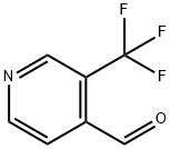 3-Trifluoromethyl-pyridine-4-carbaldehyde 化学構造式