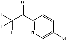 1-(5-Chloro-pyridin-2-yl)-2,2,2-trifluoro-ethanone 化学構造式