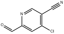 4-氯-6-甲酰基烟碱腈, 1060802-58-5, 结构式