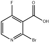 2-BroMo-4-fluoronicotinic acid Structure
