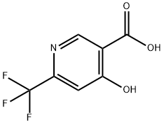 4 - 羟基-6 - (三氟甲基)烟酸 结构式