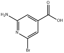 2-AMino-6-broMo-isonicotinic acid Struktur